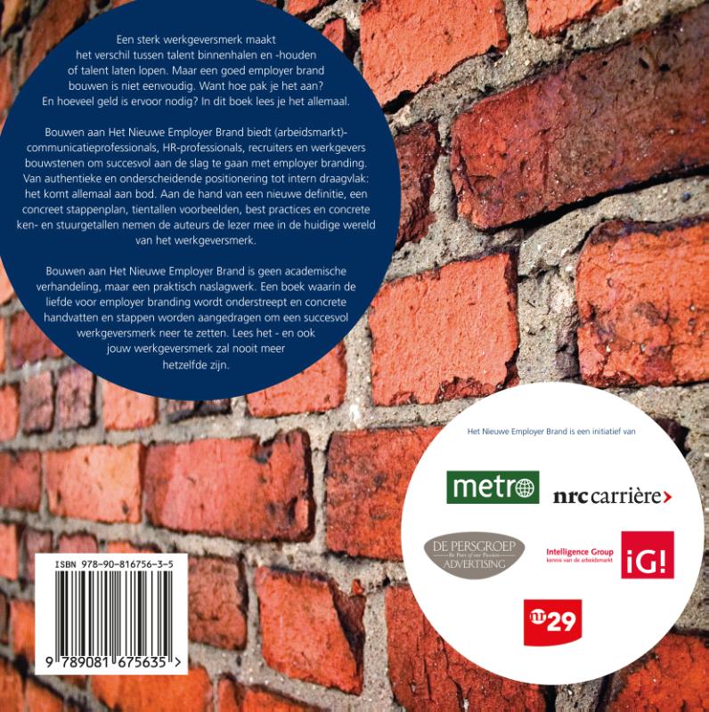 Achterkant van Bouwen aan het nieuwe employer brand