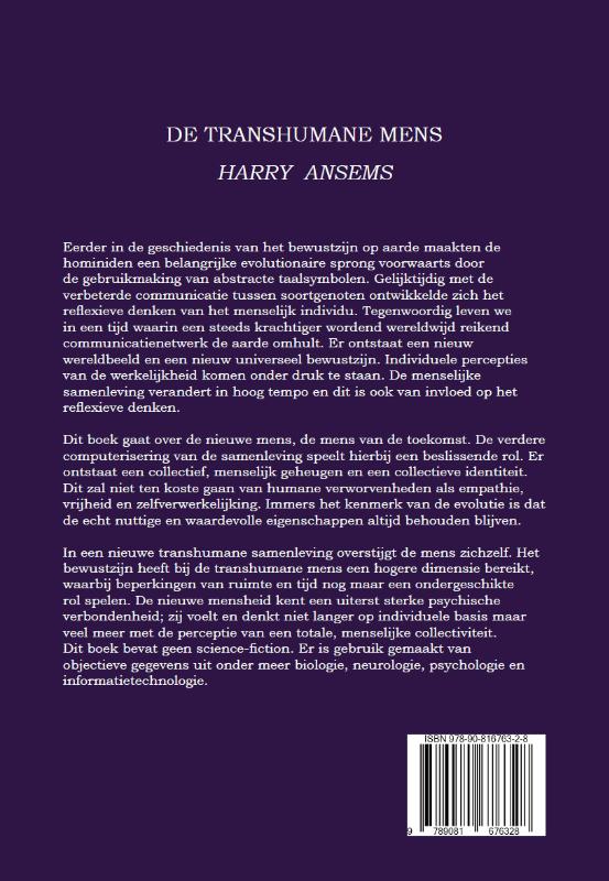 Achterkant van De Transhumane Mens