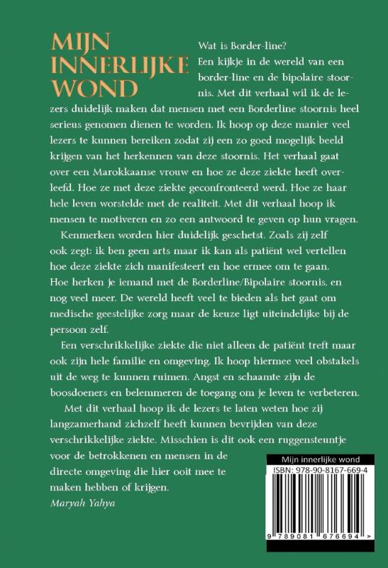 Achterkant van Mijn Innerlijke wond