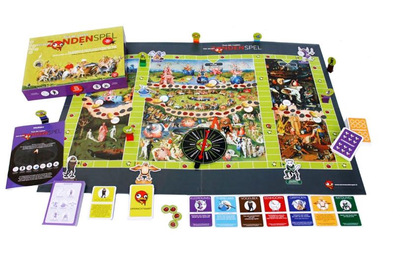 Achterkant van Het zeven zonden spel