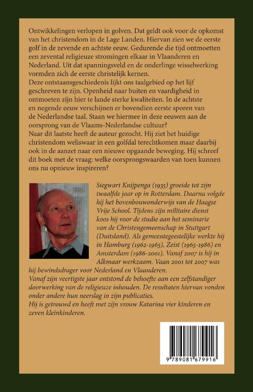 Achterkant van Opkomst van het christendom in de Lage Landen