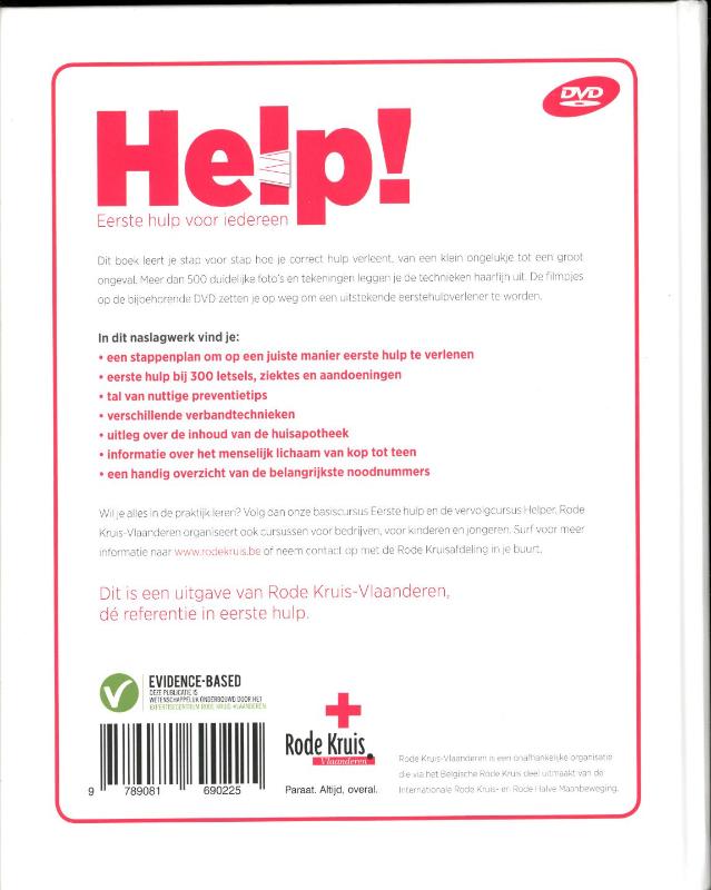 Achterkant van HELP!