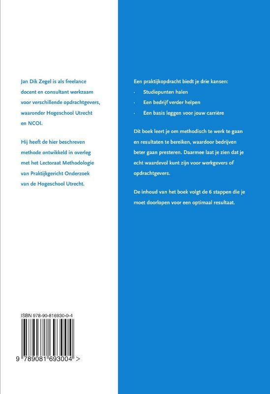 Achterkant van Van probleem naar prestatie