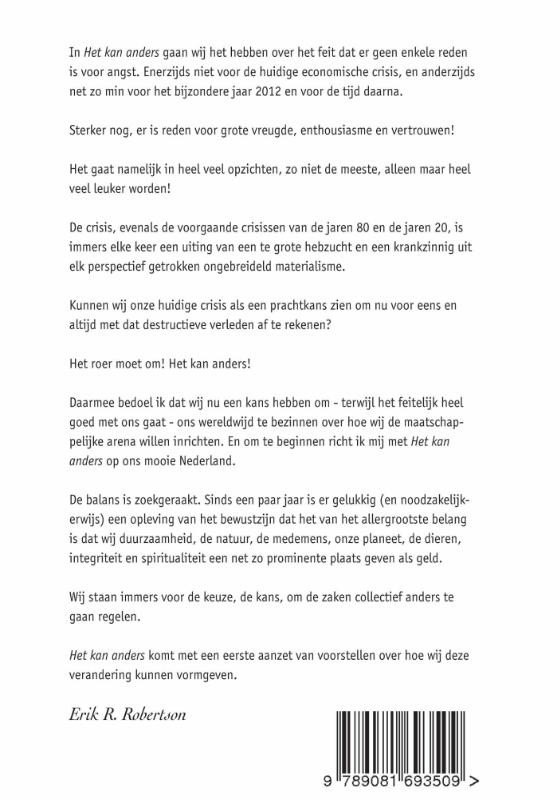 Achterkant van Het kan anders