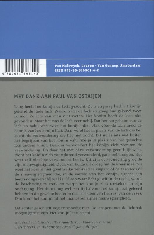 Achterkant van Jaargang 11 - nummer 1
