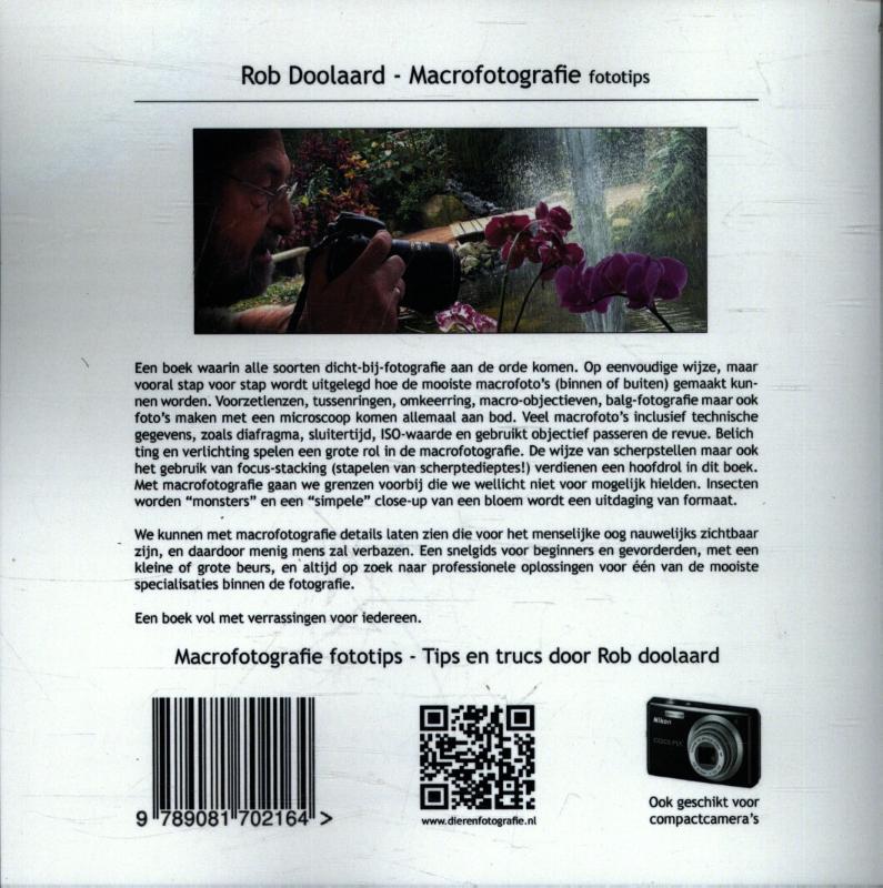 Achterkant van Macrofotografie fototips
