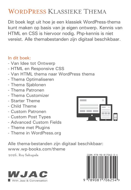Achterkant van WordPress Klassieke Thema