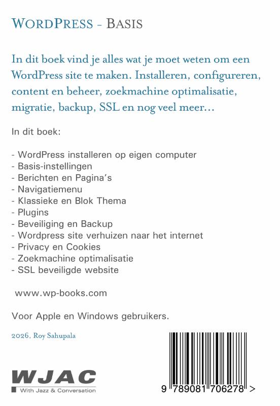 Achterkant van WordPress Basis