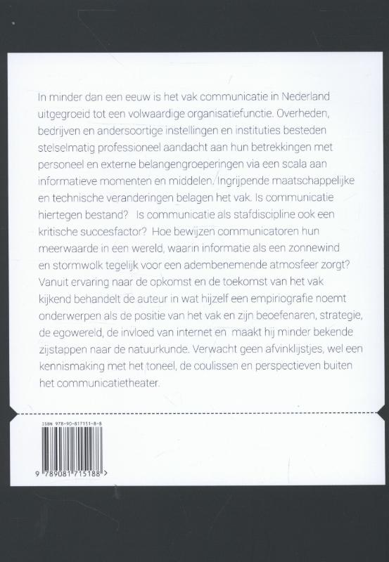 Achterkant van Communicatie