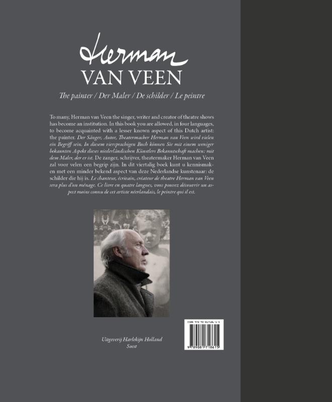 Achterkant van The painter/Der Maler/De schilder/ Le peintre