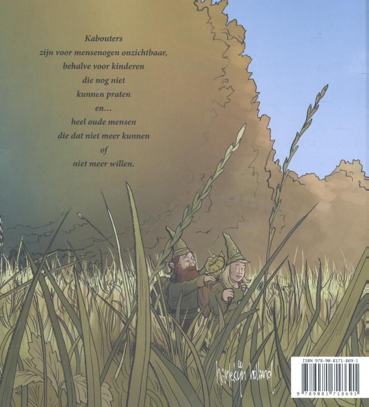 Achterkant van Kabouter paltz en de alvermannen