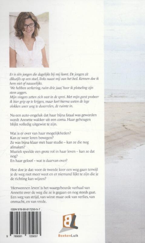 Achterkant van Herwonnen Leven