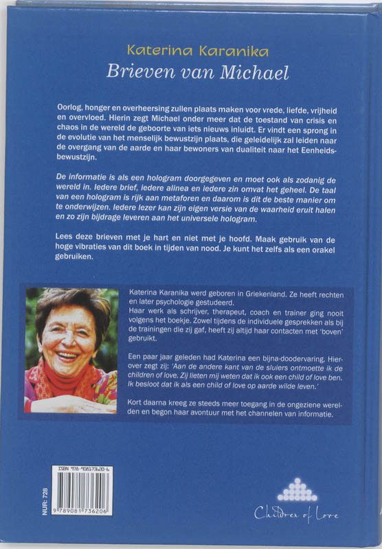 Achterkant van Brieven van Michael
