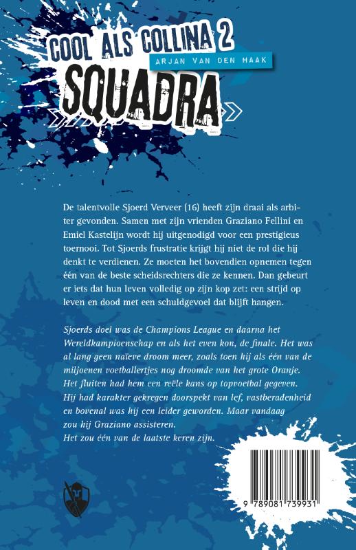 Achterkant van Squadra