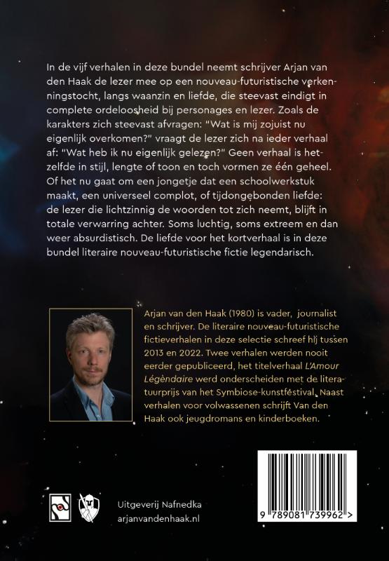 Achterkant van L'Amour Légèndaire