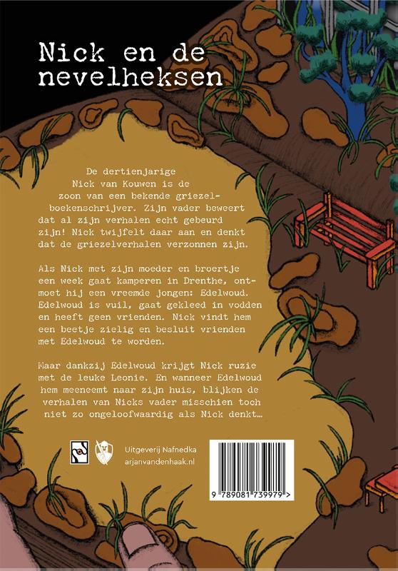Achterkant van Nick en de nevelheksen