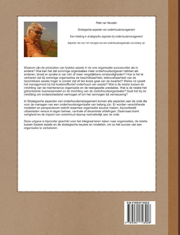 Achterkant van Onderhoudsmanagement