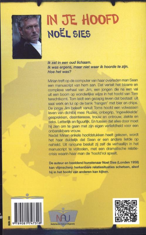 Achterkant van In je hoofd