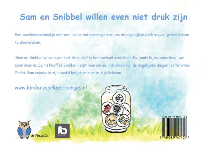 Achterkant van Sam en Snibbel