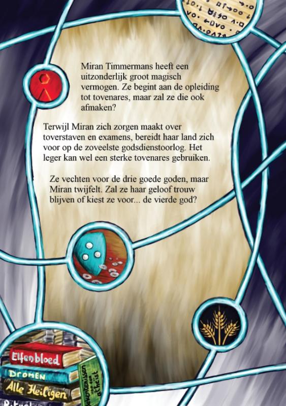 Achterkant van De vierde god