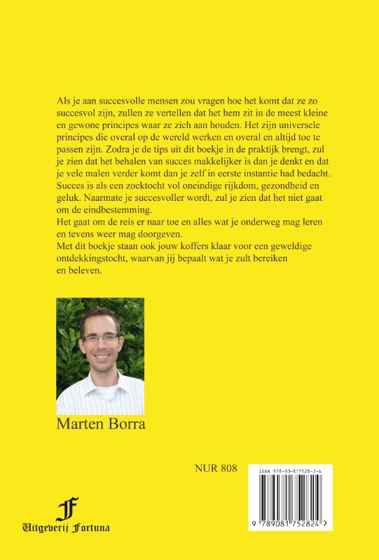 Achterkant van Gouden succes tips