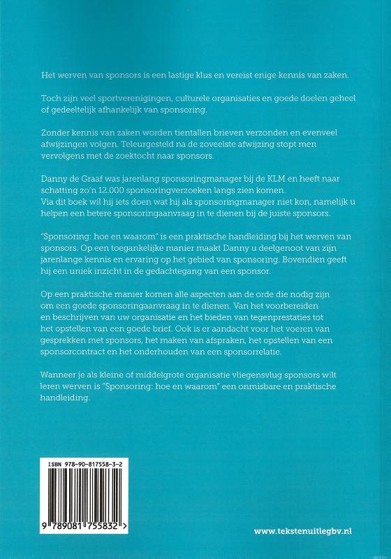 Achterkant van Sponsoring: hoe en waarom