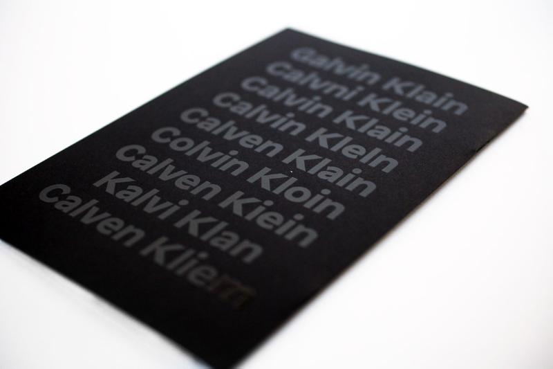 Achterkant van Calvin Klein