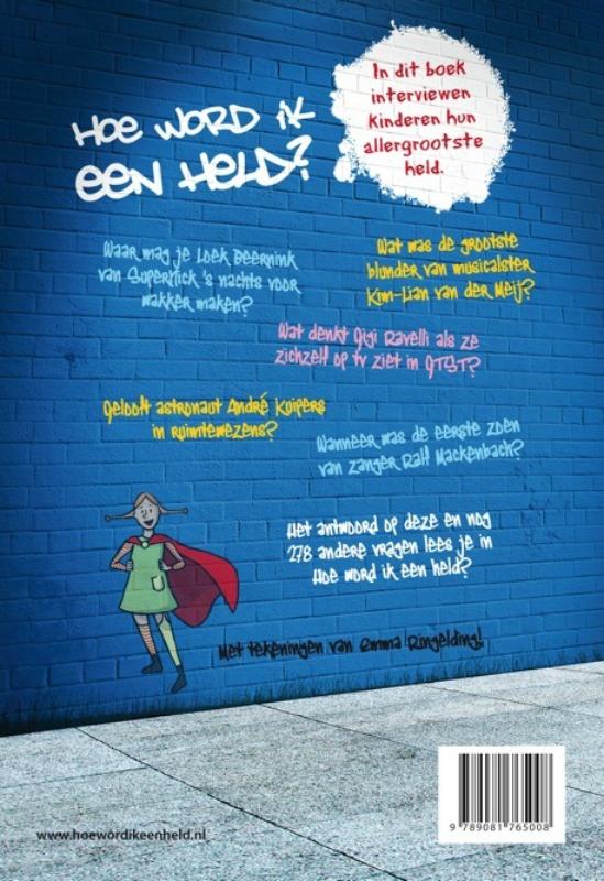 Achterkant van Hoe word ik een held?