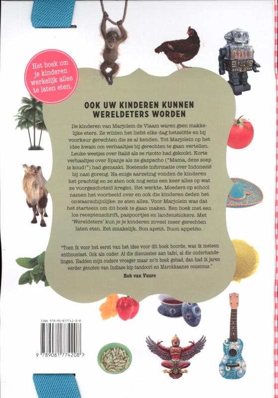 Achterkant van Wereldeters