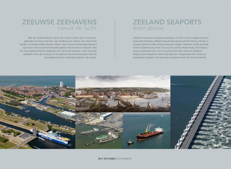 Achterkant van Zeeuwse zeehavens vanuit de lucht / seaports from above