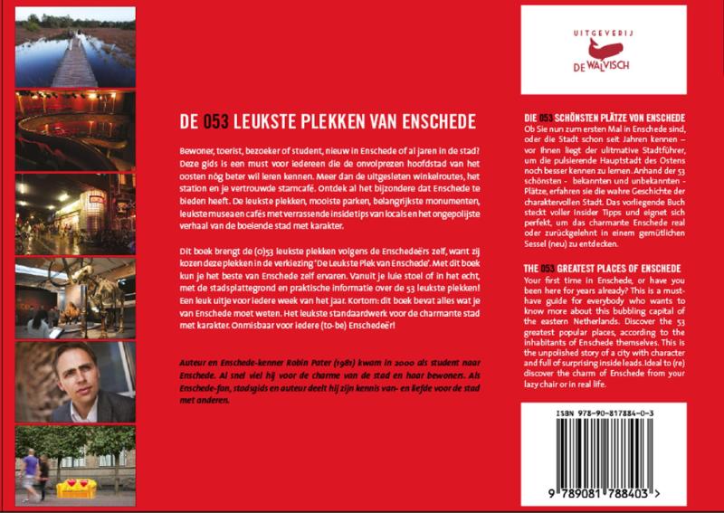 Achterkant van De 053 leukste plekken van Enschede
