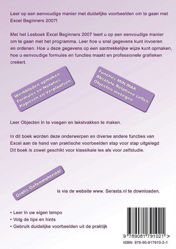 Achterkant van Beginners