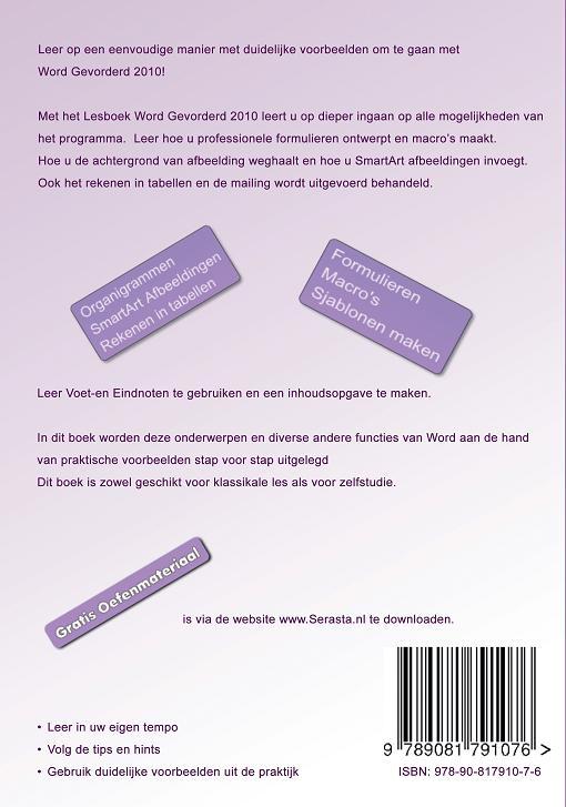 Achterkant van Gevorderd