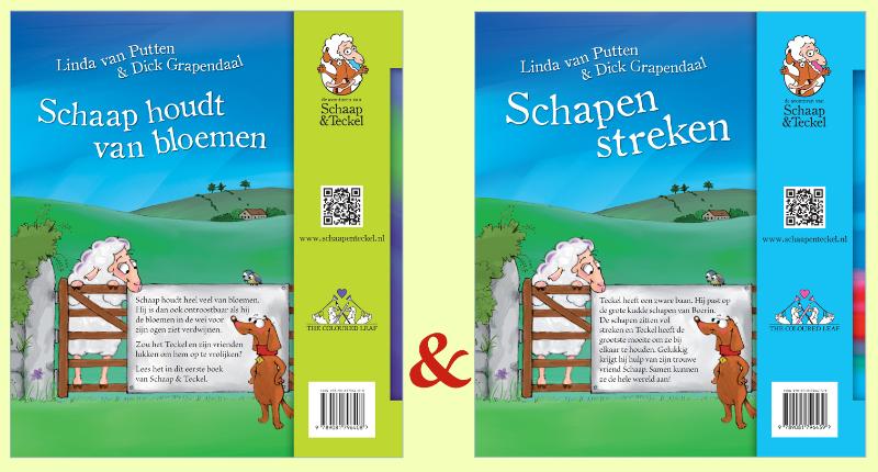 Achterkant van Set 'Schaap houdt van bloemen' en 'Schapenstreken'