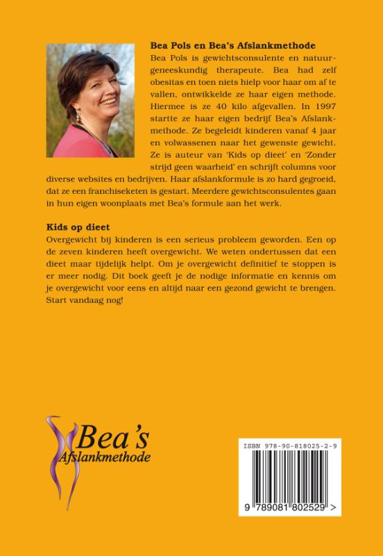 Achterkant van Kids op dieet
