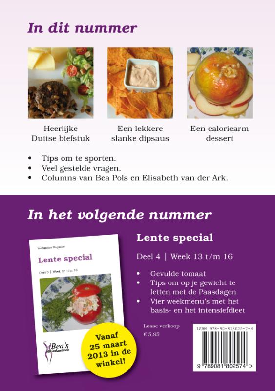Achterkant van week 9 t/m 12