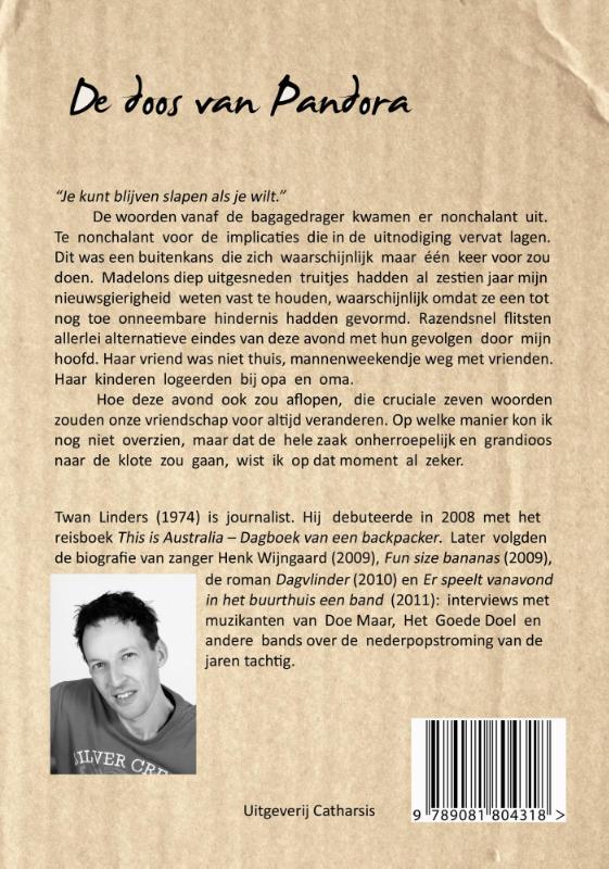 Achterkant van De doos van Pandora