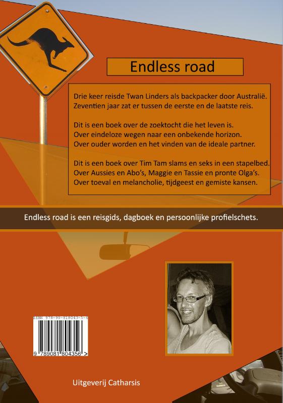 Achterkant van Endless road