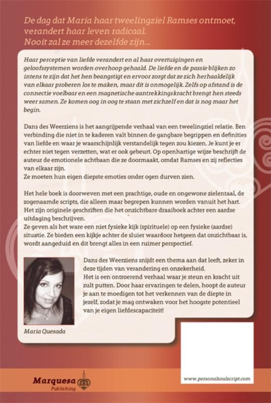 Achterkant van Dans des weerziens