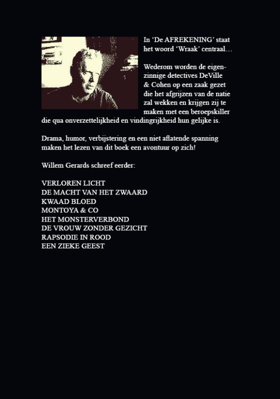 Achterkant van De afrekening