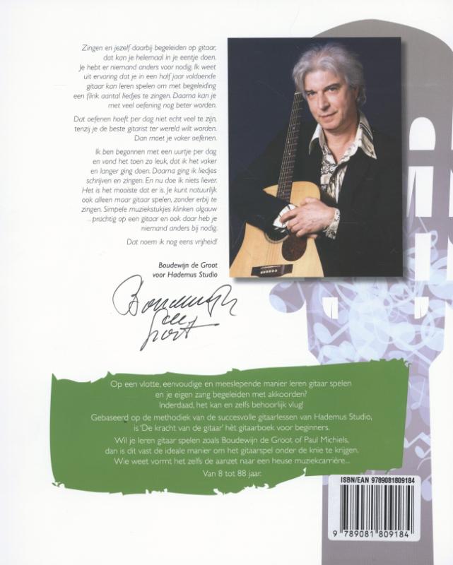 Achterkant van De kracht van de gitaar