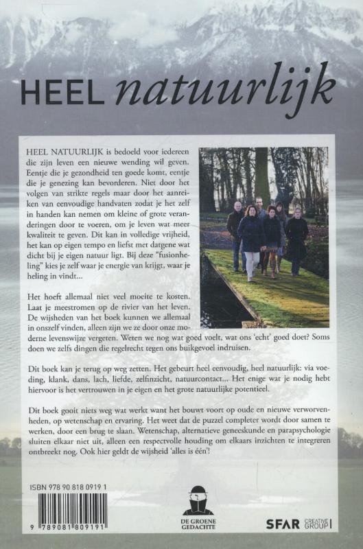 Achterkant van Heel natuurlijk