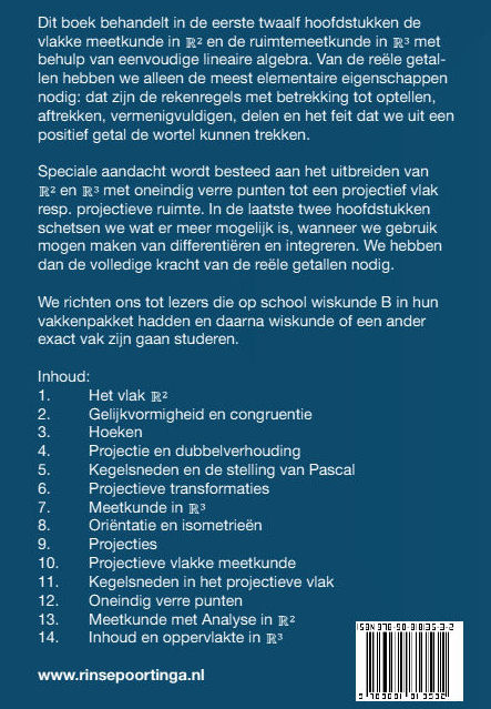 Achterkant van Elementaire Meetkunde