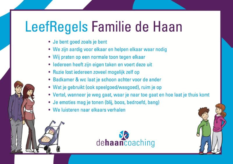 Achterkant van LeefRegelSpel