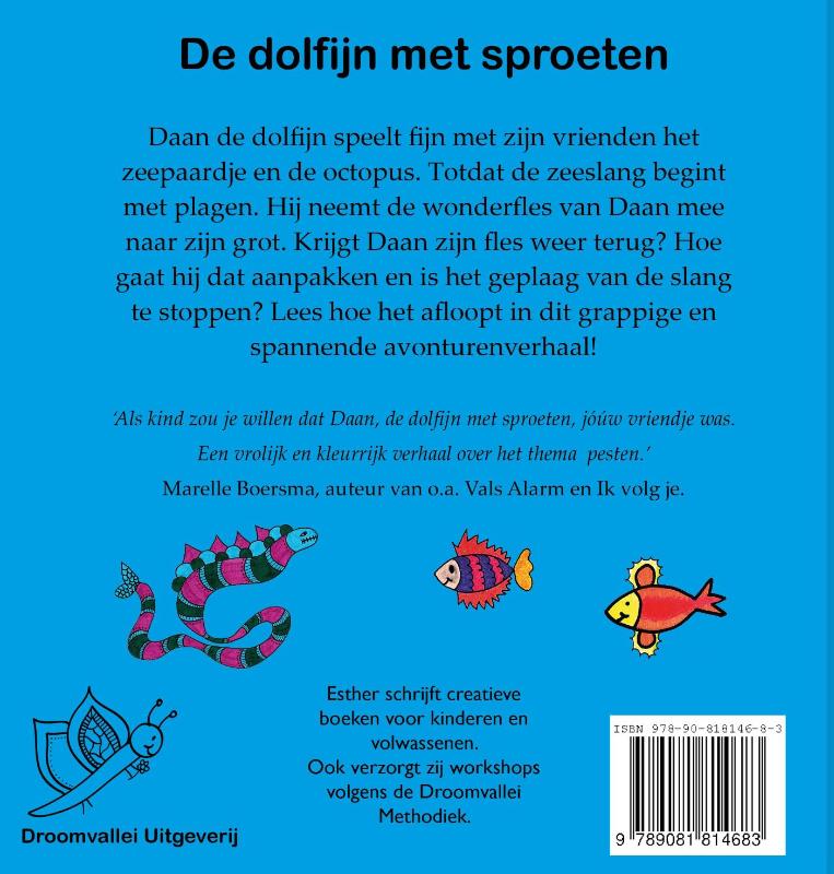 Achterkant van De dolfijn met sproeten