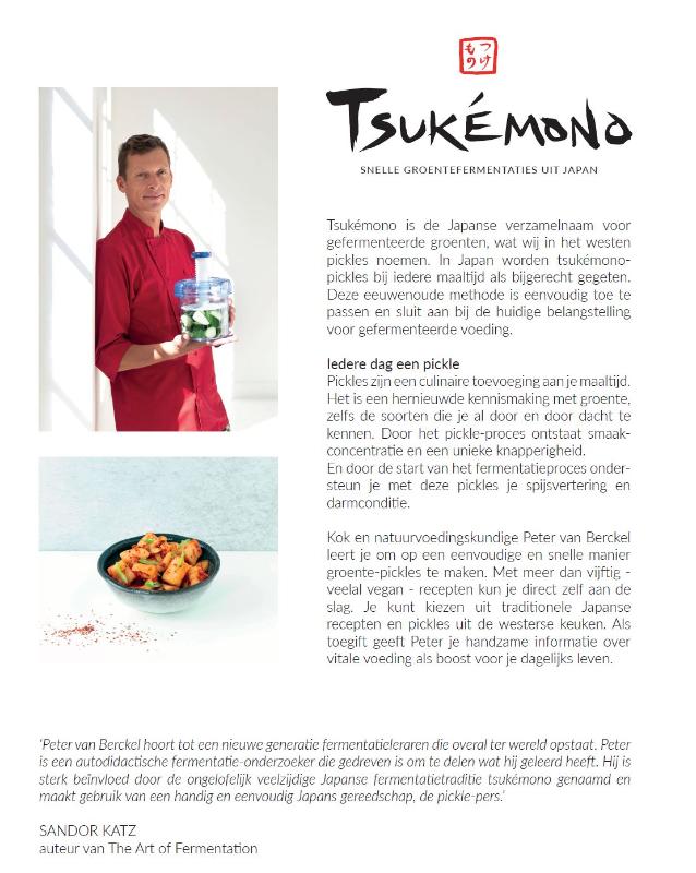 Achterkant van Tsukémono