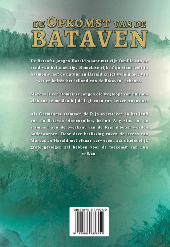 Achterkant van De opkomst van de Bataven