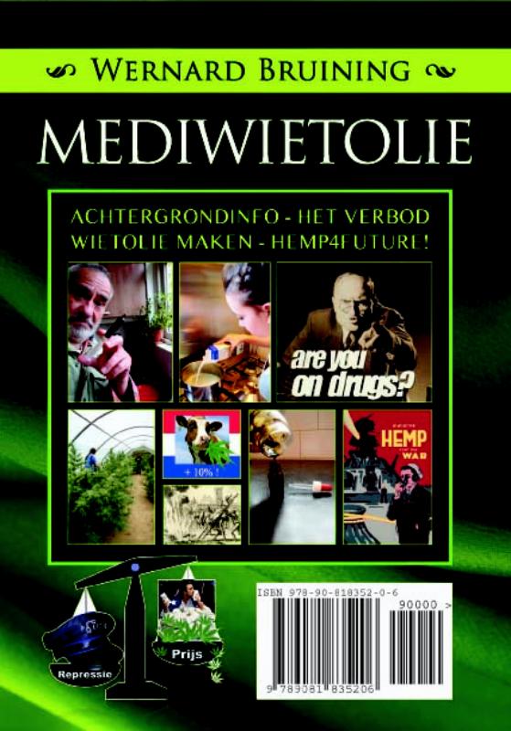 Achterkant van Mediwietolie