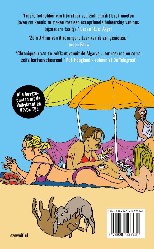 Achterkant van Op reis door de Algarve met Arthur van Amerongen