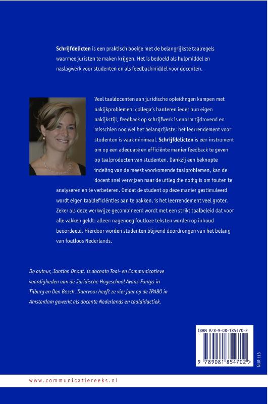 Achterkant van Schrijfdelicten
